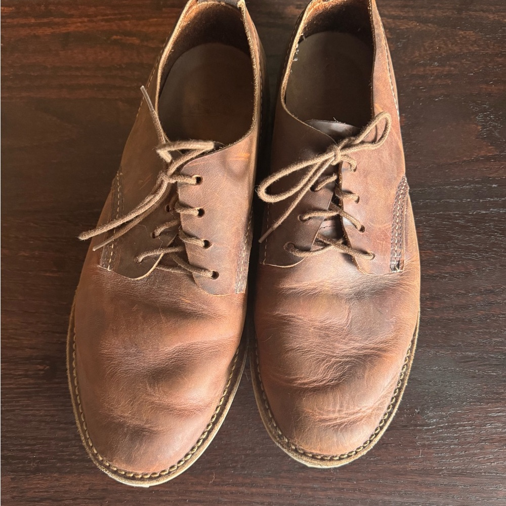 Brown Leather Men's Red Wings Heritage Shoes - Picture 4 of 5